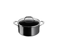 Lagostina Faitout Desideria 24 cm 5,4 L aluminium avec couvercle Noir