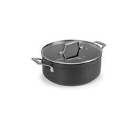 Lacor faitout aluminium 28cm avec couvercle - 48028 noir G