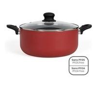 Livoo - Faitout Aluminium 28cm Avec Couvercle Mep151r