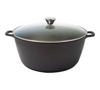 Faitout aluminium 36cm avec couvercle Baumalu 384923 noir G