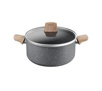 Faitout avec couvercle 24cm Healthy Cook Tefal - Modèle international T-Fal - Tous feux sauf induction - B7014662