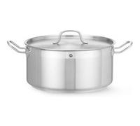 HENDI Casserole, basse - avec couvercle, Profi Line, 12L, ⌀320x(H)150mm