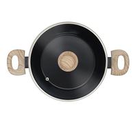 Pyrex – Casserole avec couvercle Cook&Care en aluminium recyclé, antiadhésif sans PFAS – Ø24 cm