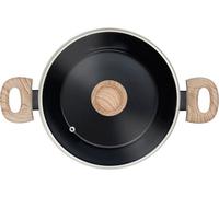 Faitout avec Couvercle PYREX Cook & Care, 24 cm, Anti-adhérent, Induction, Sans PFAS
