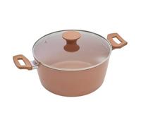 Faitout avec couvercle Toscane D.24cm terracotta - 5five