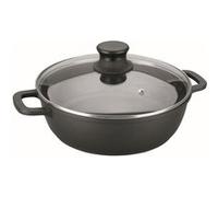 LACOR 25827 Cocotte avec couvercle en verre 28 Fonte Aluminium