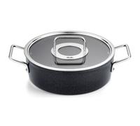 Faitout bas ADAMANT 24 cm, noir, aluminium, Fissler