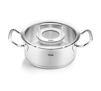 Faitout bas ORIGINAL PROFI 20 cm, argent, acier inoxydable, Fissler
