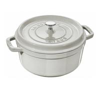 Faitout COCOTTE 20 cm, ronde, blanche, en fonte, Staub