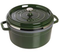 Faitout COCOTTE 26 cm, avec étuve, basilic, fonte, Staub