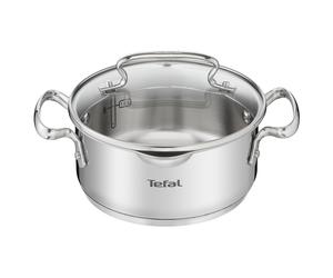 Faitout DUETTO+ G7194355 18 cm, 2 l, avec couvercle, Tefal