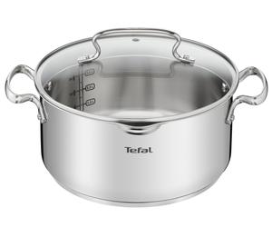 Faitout DUETTO+ G7194655 24 cm, 5 l, avec couvercle, Tefal