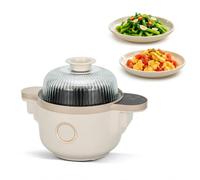 Faitout électrique 1400 W, wok de cuisson automatique avec bol anti-adhésif de 3,5 L, panneau tactile, idéal pour sauter, ragoût et cuisiner