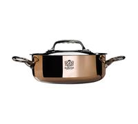 Faitout en cuivre pour induction O 28 cm Prima Matera avec couvercle de marmite en acier inoxydable de Buyer
