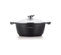 Faitout en fonte 26 cm Noir Royalty Line RLBS26M Noir G