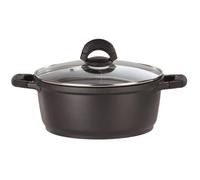 Faitout fonte d'aluminium 28 cm - Induction - Noir Noir G