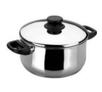 Lacor 14318 Faitout avec Couvercle Garinox 18 cm, Argent, Petit