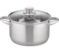 Faitout GSW RIGO, 24 cm, Acier inoxydable, Induction, Poignées isolantes