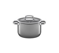 WMF Faitout FT Mineral 24 cm – Acier inoxydable 18/8 Gris – Avec couvercle