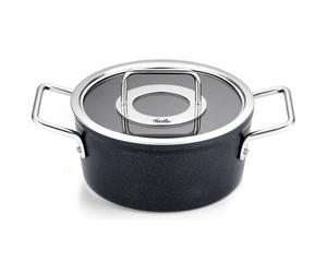 Faitout haut ADAMANT 20 cm, noir, aluminium, Fissler