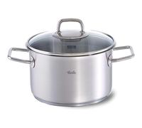 Faitout haut VISEO 20 cm, argent, acier inoxydable, Fissler