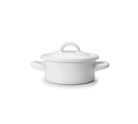 IBILI 902712 Faitout Droite Mini Acier Blanc 12 x 12 x 6 cm