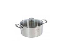 De Buyer Marmite MILADY 20 cm Inox 18/10 poli avec couvercle