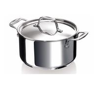 BEKA Faitout Chef 20 cm – Inox 18/10 3,3 L – Tous feux (induction) – Avec couvercle