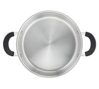 Faitout inox 24cm avec couvercle - Lagostina - 12896031624 - tempra inox
