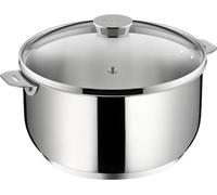 Faitout Salvaspazio+ avec son couvercle 24 cm en acier inoxydable - Lagostina - Argent - Inox inox G