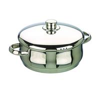 IBILI - Marmite avec couvercle Oslo, 26 cm, Acier inoxydable, Compatible avec l’induction