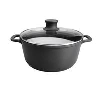 Lacor Cocotte 25831 - Couvercle en verre 30 cm, fonte aluminium