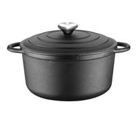 Faitout - marmite Krisberg Marmite en fonte 28 cm rôtissoire ronde 6,5 L gaz induction lourde KR 2574