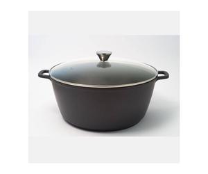 Faitout Marmite Mijoteuse 10 L Fonte Aluminium Induction D32 cm BAUMALU SC