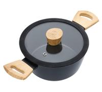 Faitout marmite soupière - 20 cm - Aluminium - Antiadhésif - Avec couvercle