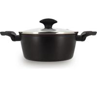 Faitout Menastyl, 20 cm, Aluminium Forgé, Noir, Tous Feux dont Induction