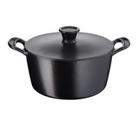 Faitout - TEFAL - Jamie Oliver - Fonte d'acier - 24 cm - Induction - Couvercle inclus