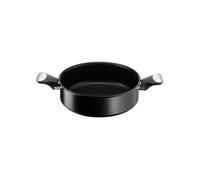 Lagostina Unlimited, rond, noir, aluminium, titane, noir, acier inoxydable, céramique, électrique, gaz, halogène, induction