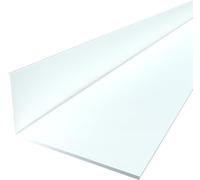 FaiX3.it - Profilé d'angle en L 80x40x2 mm en aluminium, laqué RAL 9010 "blanc pur" mat, longueur 1000 mm