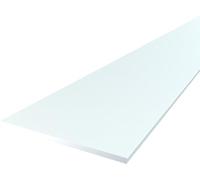 FaiX3.it - Profilé plat 50x2 mm en aluminium, laqué RAL 9010 "blanc pur" mat, longueur 1000 mm