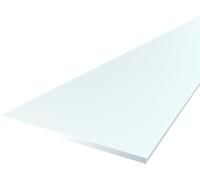 FaiX3.it - Profilé plat 60x2 mm en aluminium, laqué RAL 9010 "blanc pur" mat, longueur 1000 mm