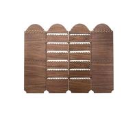 FAJNUZI2024 Porte Bijoux Vintage Foldable Screen Wooden Jewelry Display Stand Présentoir Bijoux