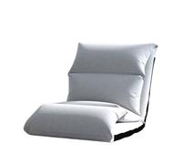 FAJNUZI2024 Pouf Salon Canapé Paresseux, lit inclinable, Dossier, Chaise Longue, Coussin de Sol, Baie vitrée(Grigio)