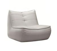 FAJNUZI2024 Pouf Salon Canapé Paresseux monoplace inclinable, Pouf et Chaise Cocon for Balcon(Grigio)