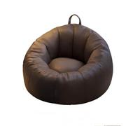 FAJNUZI2024 Pouf Salon Fauteuil Poire en Forme de Fleur, Chaise Longue à siège Unique, for Salon et Chambre Coucher(Noir)