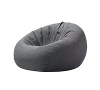 FAJNUZI2024 Pouf Salon Pouf Paresseux Simple for Chambre à Coucher et Balcon, Petit canapé inclinable de Loisirs, Tatami(Grigio,Petit)