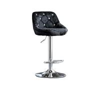 FAJNUZI2024 Tabouret de Bar à Manger Chaise de Cuisine Domestique pivotante, 60-80cm(Noir)