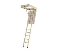 FAKRO - Escaliers escamotables LWK Komfort - 80x120/280 - Escalier pour Grenier - Support de 160kg - Montage Facile