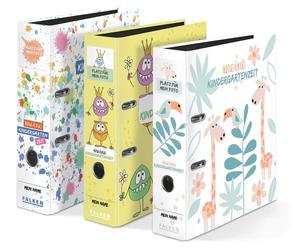 Falken 10x Classeur à motifs pour maternelle Taches A4 dos 8cm assorti 22001192F