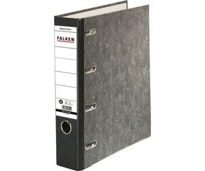 Falken 20x Classeur à levier à double mécanique A4 Gris-dos noir 11285426000F